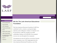 Tablet Screenshot of laef.org